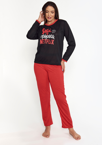 Pijama Feminino Netflix Inverno