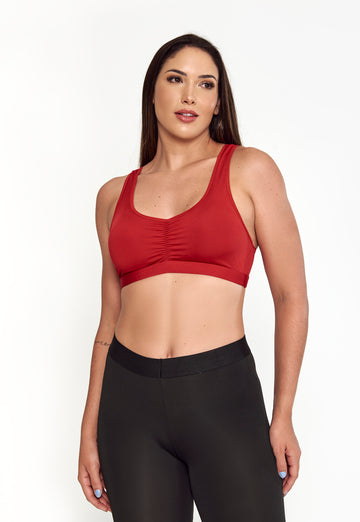 Top Academia Fitness Duplo Com Bojo Removível