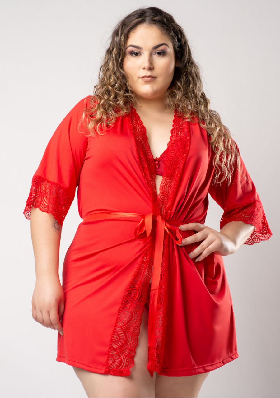 Robe Feminino Plus Size Mari - Rubi- JJ
