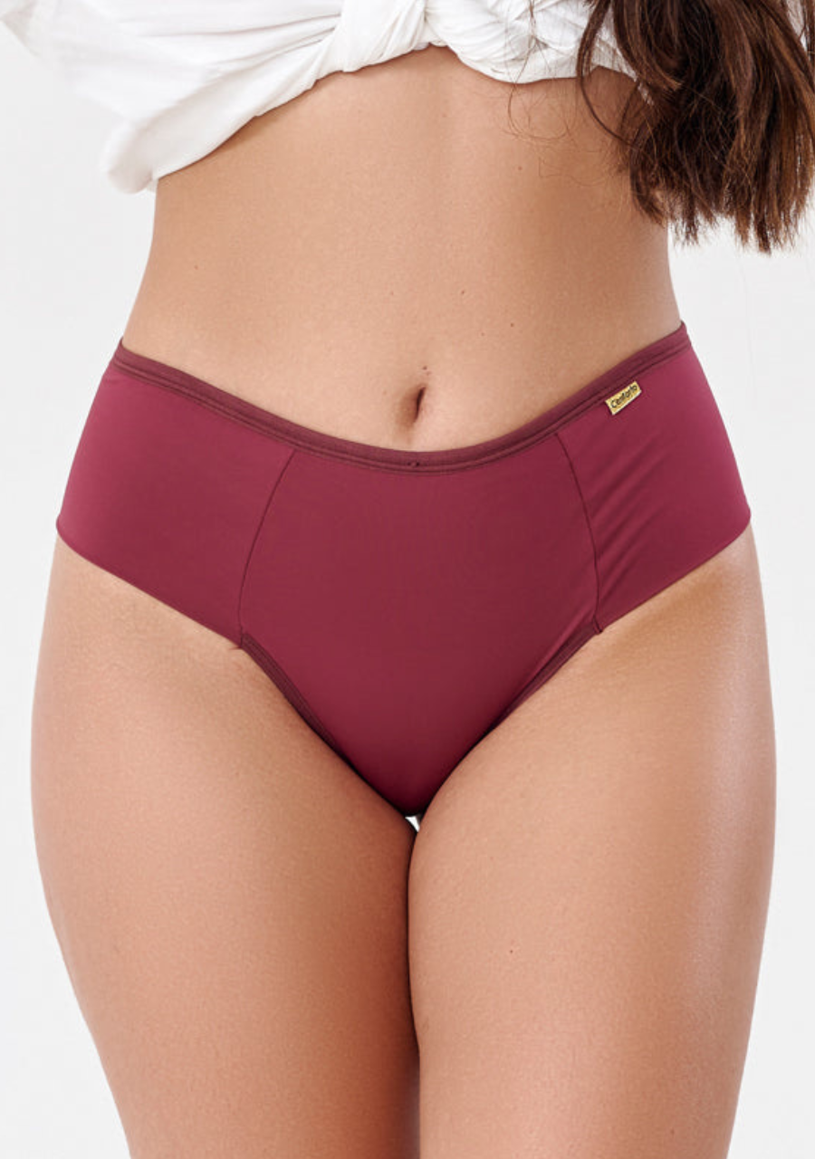 Tanga Conforto Fio Duplo Lingerie - Chocolate - JJ