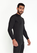Conjunto Térmico Blusa e Calça Segunda Pele Proteção Uv - Preto - JJ