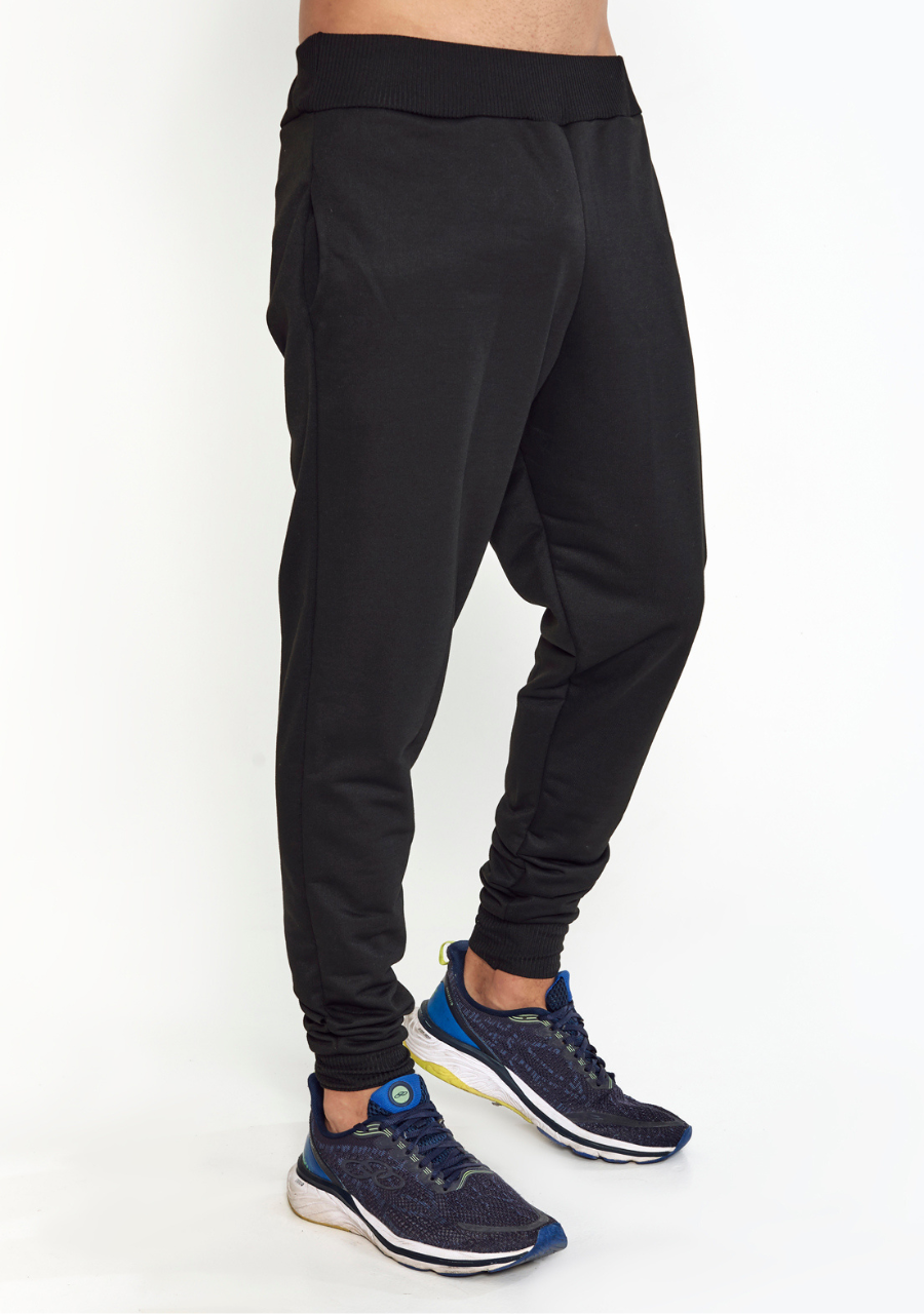 Kit 3 Calça Moletom Jogger Slim Academia Bolso Na Frente
