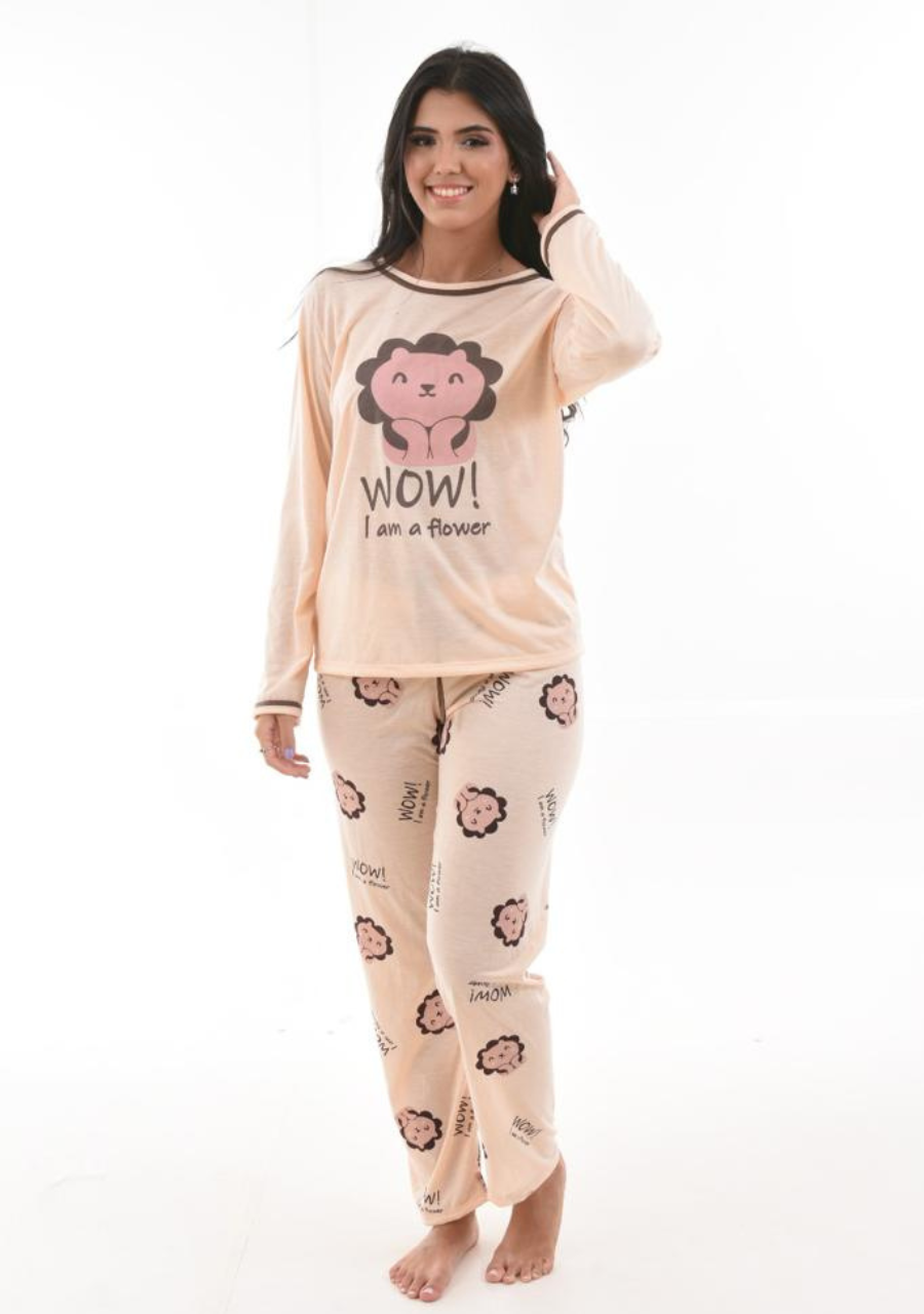Kit Pijama Desenho Mãe e Filha Inverno - JJ