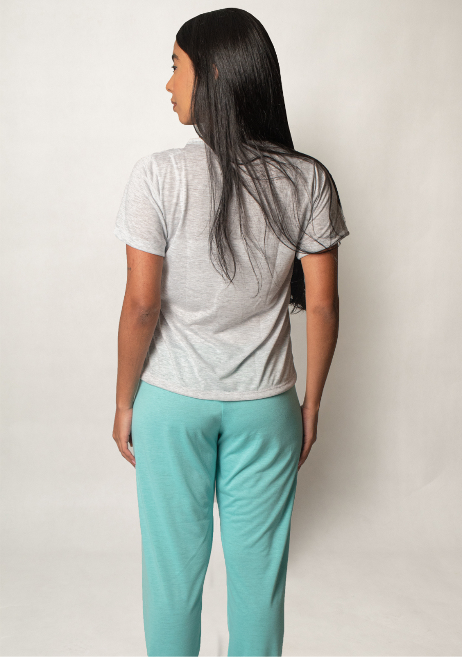 Pijama Feminino Doguinho Camisa e Calça - JJ
