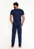 Pijama masculino calça blusa manga curta - Marinho - JJ