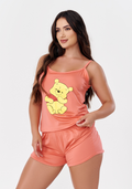 Baby Doll Suede Personagens - Laranja - JJ