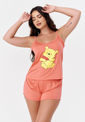 Baby Doll Suede Personagens - Laranja - JJ