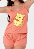 Baby Doll Suede Personagens - Laranja - JJ