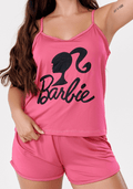 Baby Doll Suede Personagens - Rosa Pink- JJ