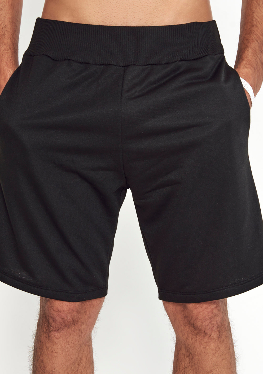 Bermuda Masculina Moletom Com Bolso - Preto- JJ