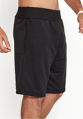 Bermuda Masculina Moletom Com Bolso - Preto- JJ