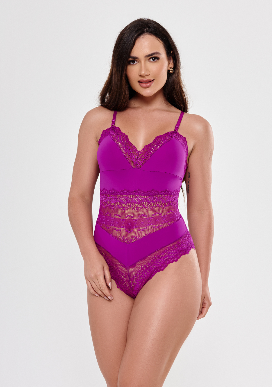 Body Feminino Detalhes em Renda - Odalisca - JJ