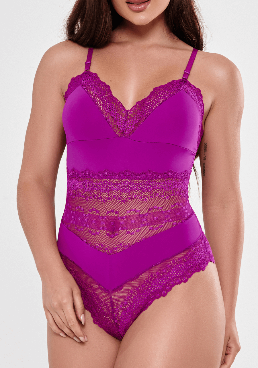 Body Feminino Detalhes em Renda - Odalisca - JJ