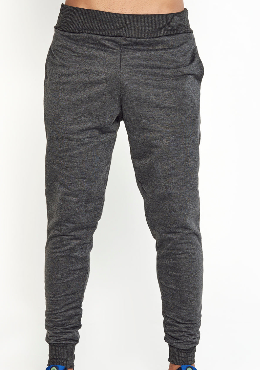 Calça Jogger Slim Unissex Com Bolso - Chumbo - JJ