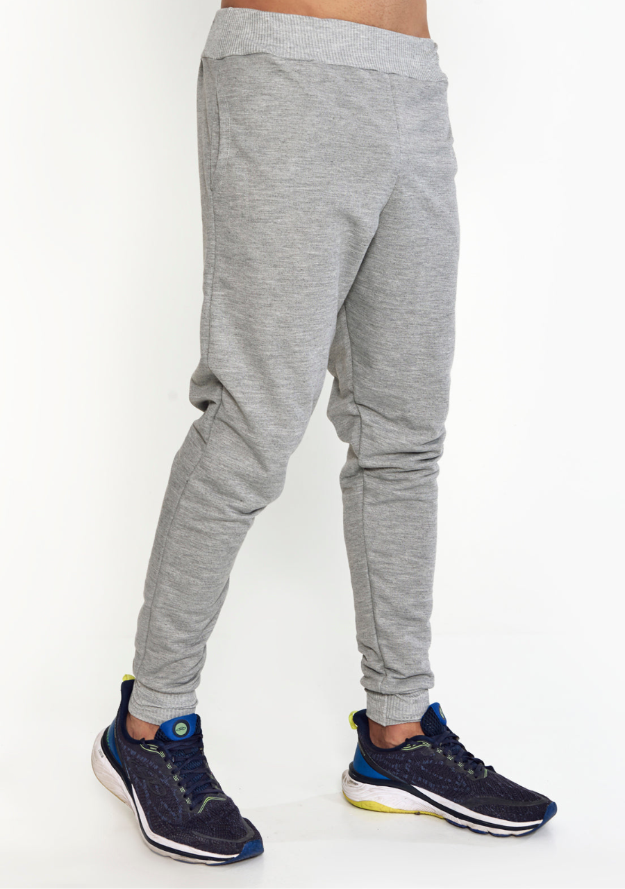 Calça Jogger Slim Unissex Com Bolso - Mescla - JJ