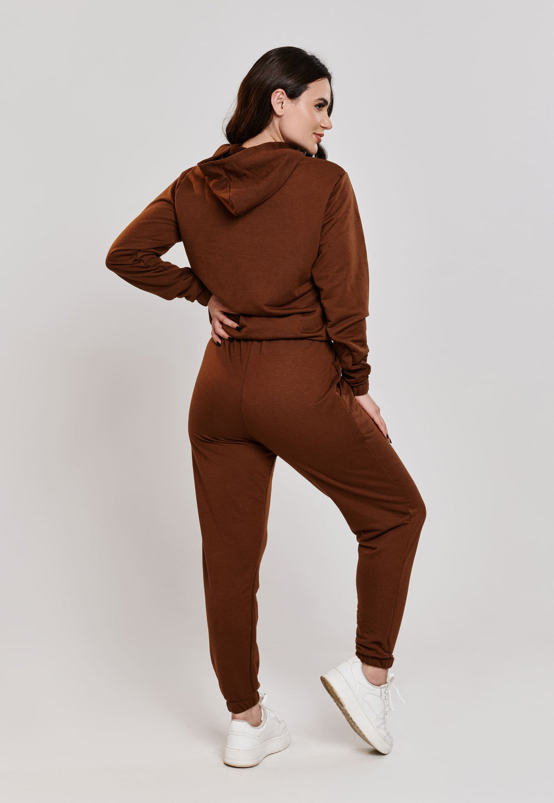 Conjunto Moletinho Feminino - Marron