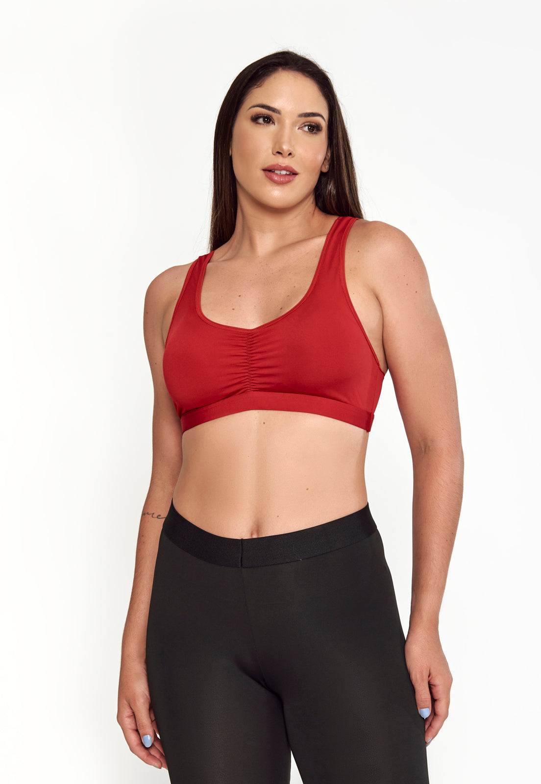 Top Academia Fitness Duplo Com Bojo Removível